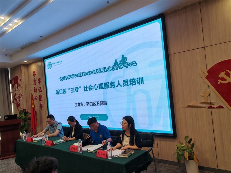 社会心理服务人员培训。