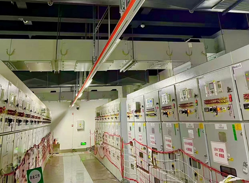 文星变电站10千伏配电室。冷昊伟摄