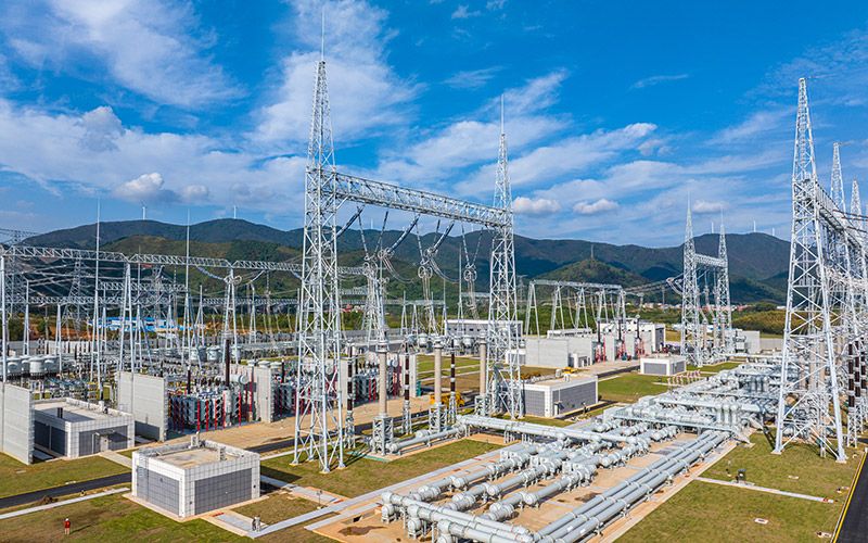 黃石1000千伏特高壓變電站。鄧夢黎攝