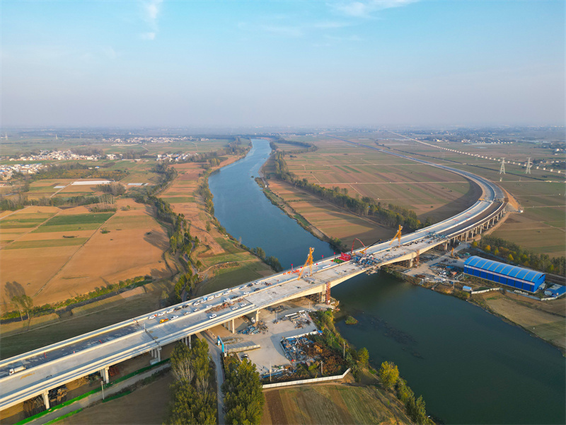 沙河特大橋主橋。