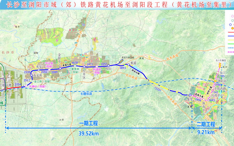 线路图。铁四院供图