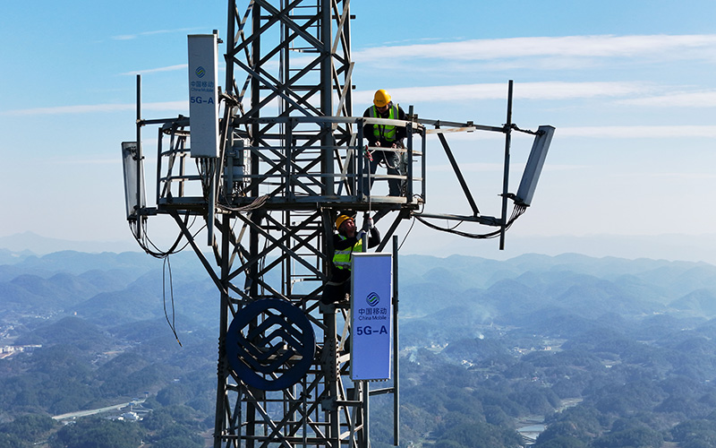 湖北移动率先完成全省16个地市5G-A商用部署。