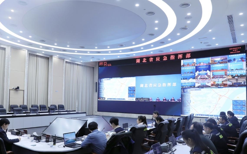 拉动演练现场。