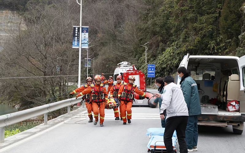 湖北省山洪灾害防御综合演练现场