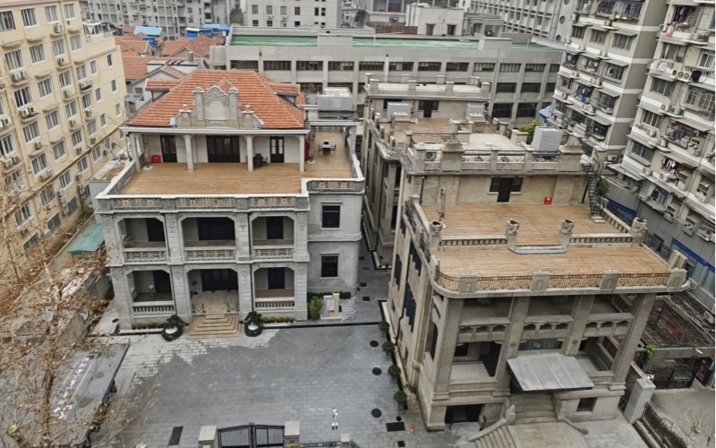 汉口中华全国总工会旧址纪念馆鸟瞰