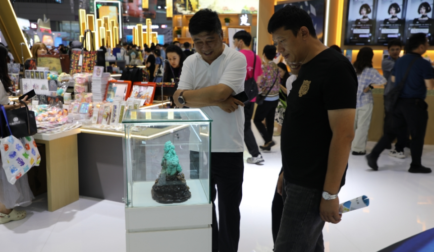 竹山绿松石亮相第二十一届中国(深圳)文博会【4】