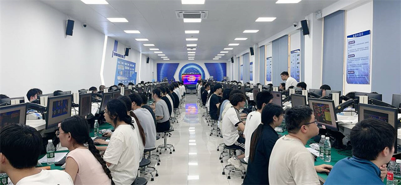 国赛现场。武汉软件工程职业学院供图