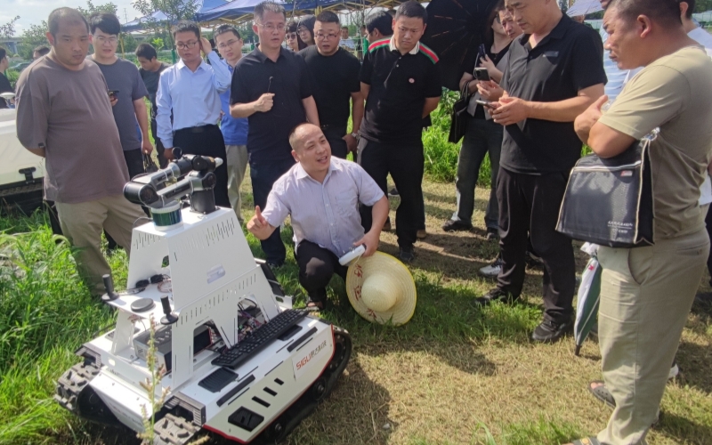 果园巡检机器人可对果园进行数字建模。