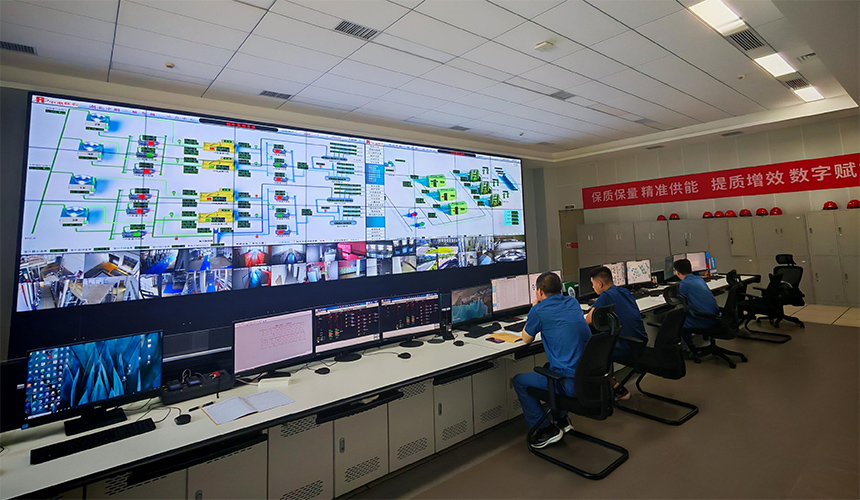 三峽卷煙廠動力車間能管中心。盧潔攝