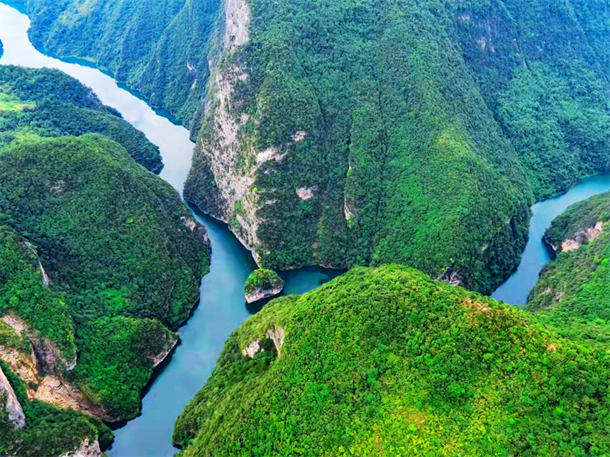 竹山武陵峡幽谷。章磊摄