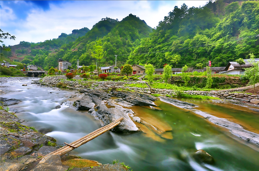 泉溪石板河