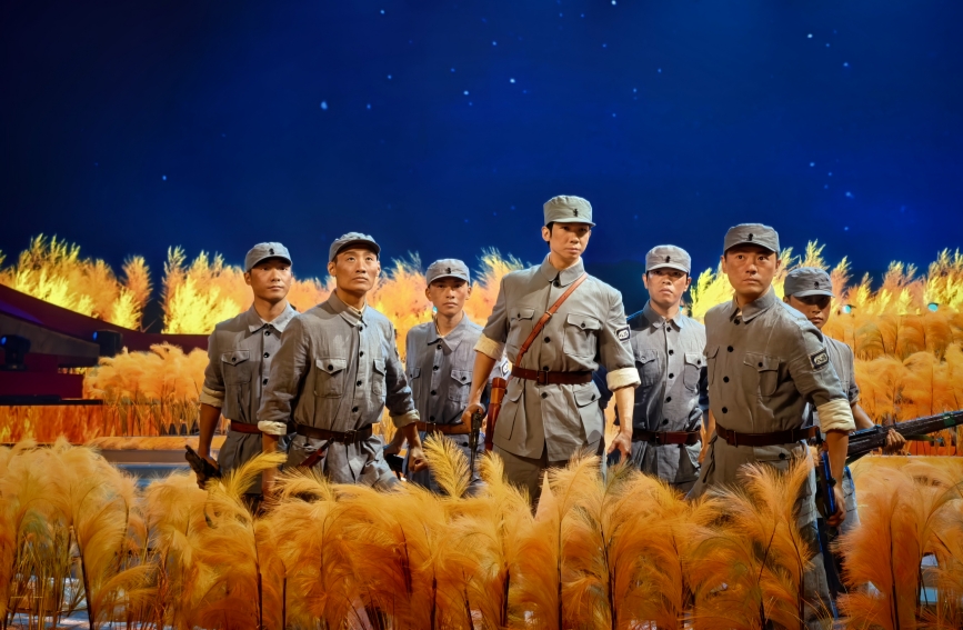 中國電信武漢藝術團參演央視《烽火戰歌》【3】
