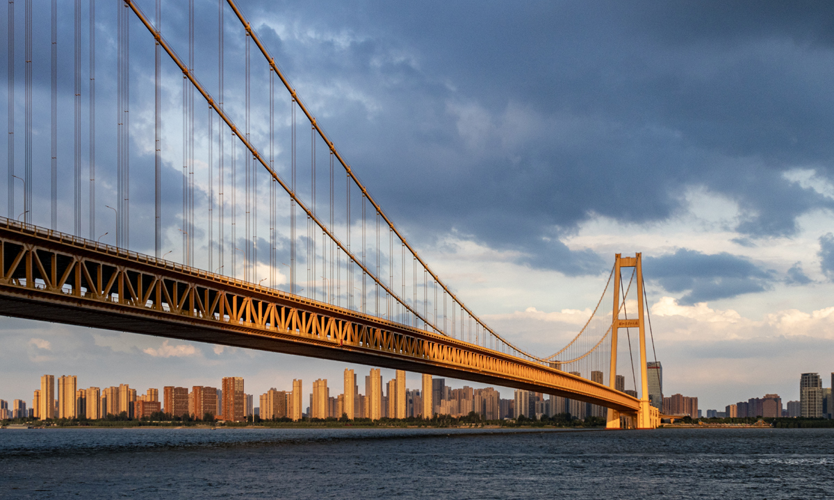 《杨泗港长江大桥》 何劲松 摄