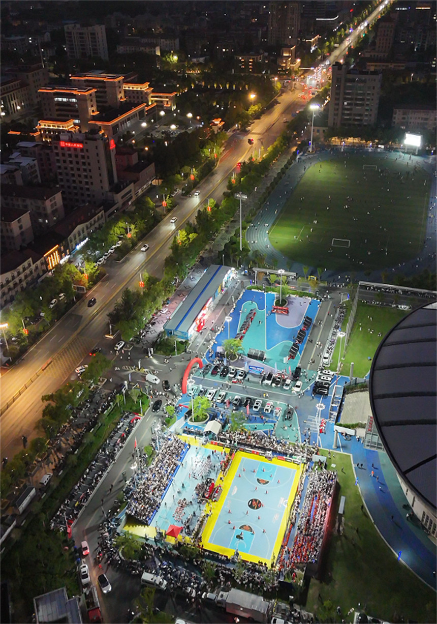 2025湖北省全國百強縣籃球聯賽潛江賽區。關洪磊攝