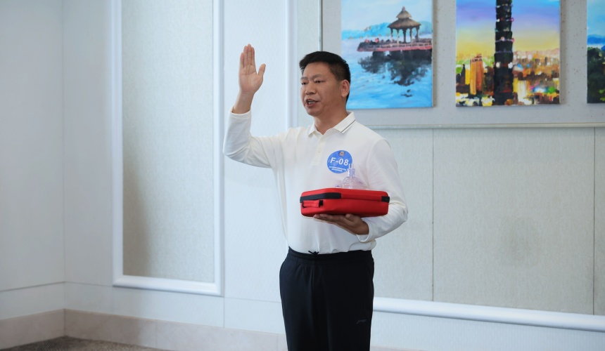 湖北百名急救高手賽場錘煉“硬核”技能