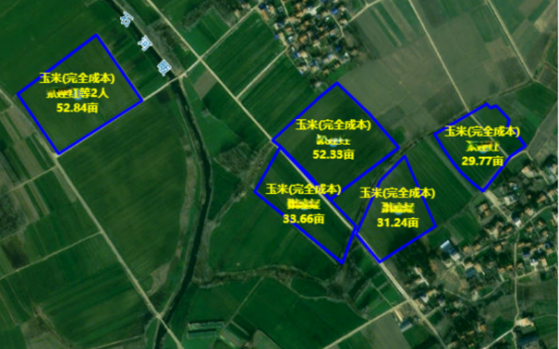 卫星遥感技术勾画承保地作物