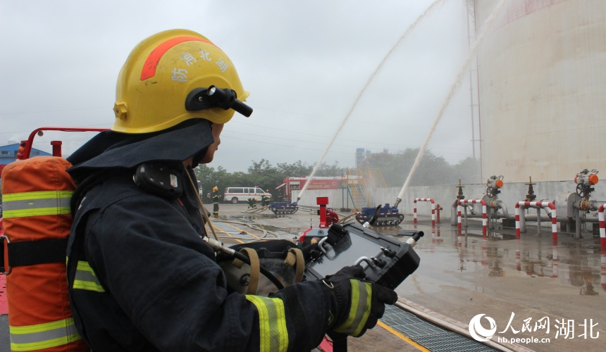 演練現場。人民網記者 張沛攝
