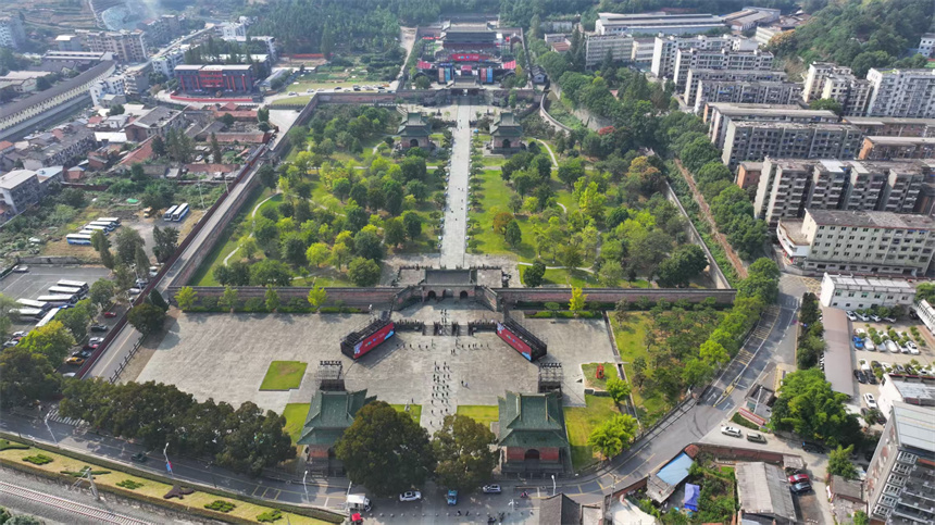 玉虛宮航拍圖