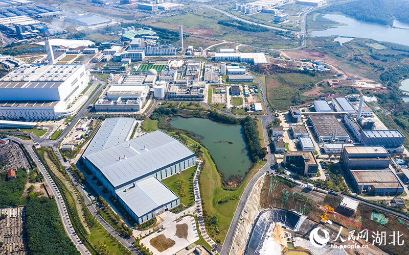 武汉市蔡甸区千子山循环经济产业园区。人民网记者 王郭骥摄