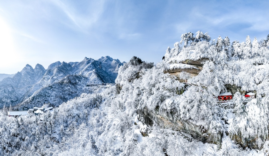 武当雪岳。杨伟摄