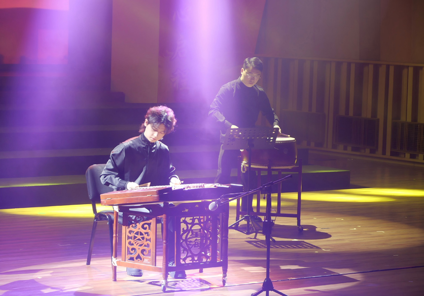 扬琴演奏《将军令》。袁子钧摄