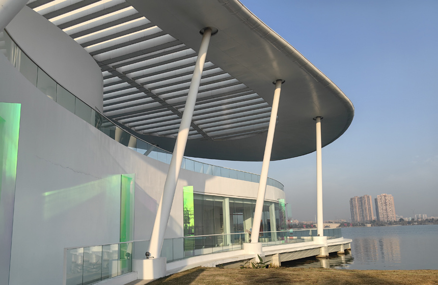 天屿湖旅游度假区“方美术馆”。人民网记者 张颖摄