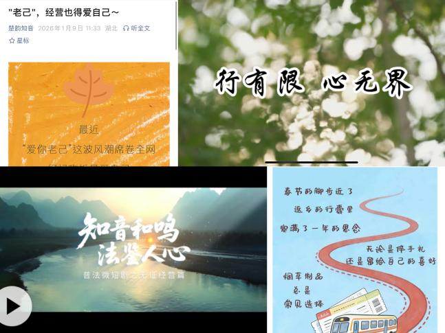 青年志愿者制作的系列普法内容