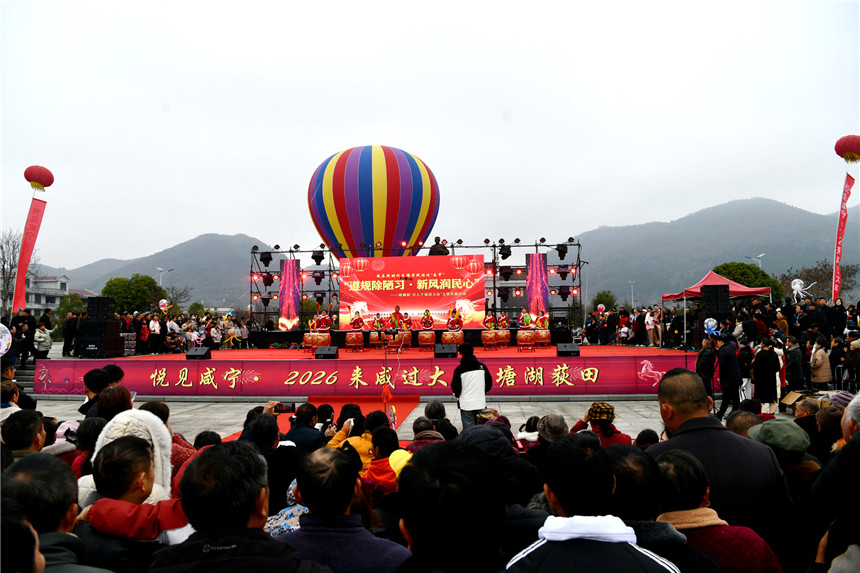 湖北通城：三省邊區共赴紅色年集【8】