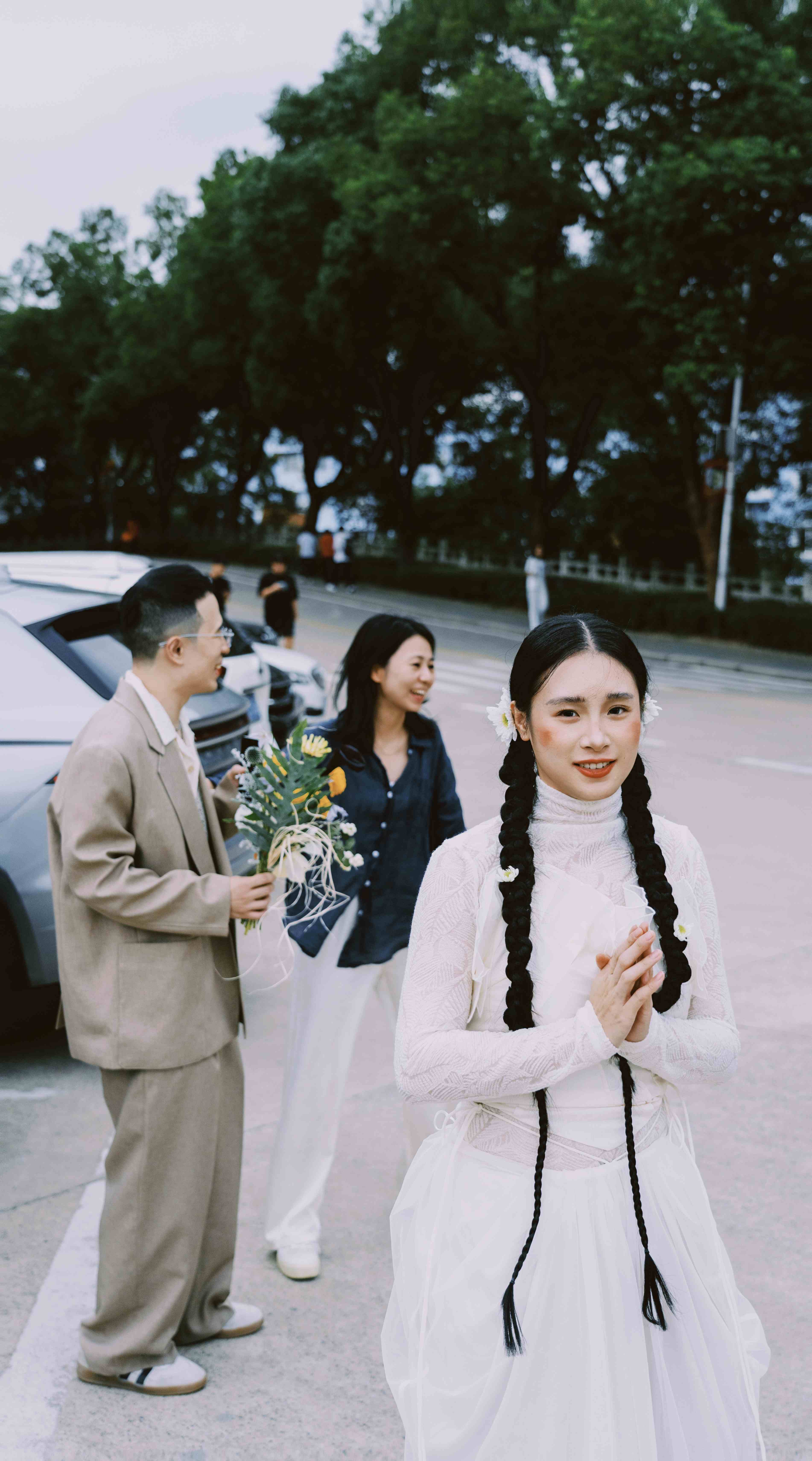 跨越十年！校友情侶返校拍攝婚紗照【4】