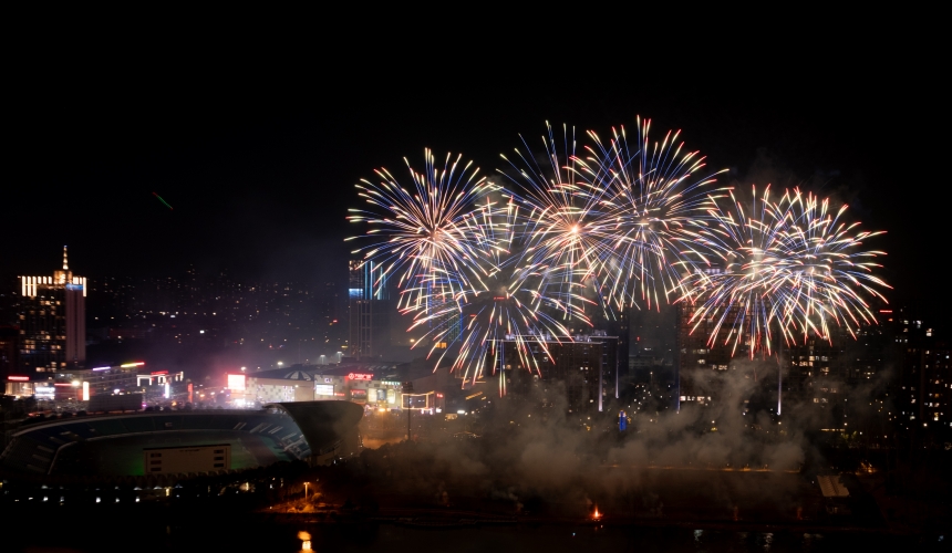 湖北随州4000架无人机光影秀夜空【7】