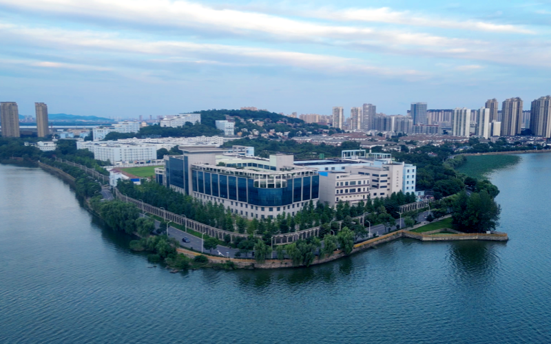 武昌理工學院全景圖。