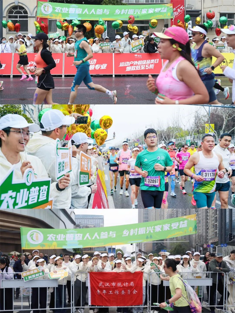 赛场上的农普标识