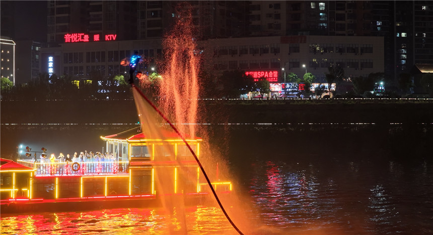 湖北竹山：堵河夜色浓【4】