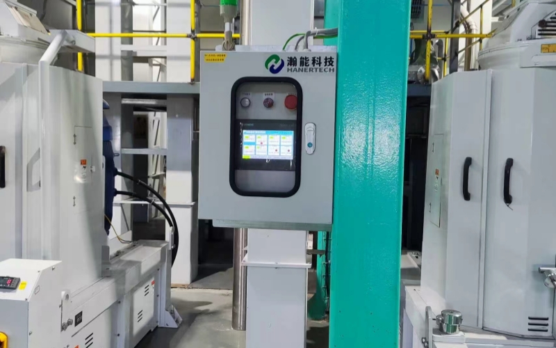 企業自主研發的在線涼米系統。