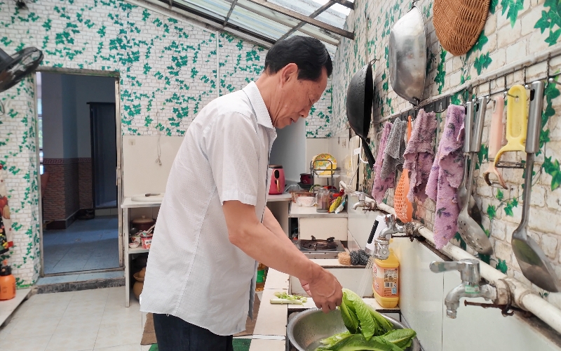 新蓄水池正式投用，滿足農家樂日常餐飲清洗需求。