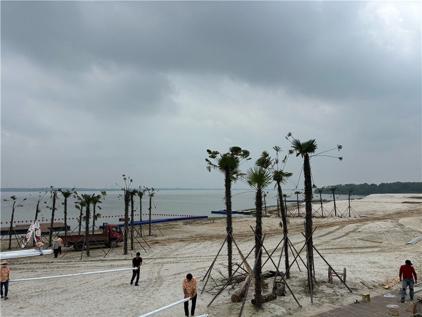 湖北孝感文旅休闲新地标奥体银色沙滩将迎客【4】