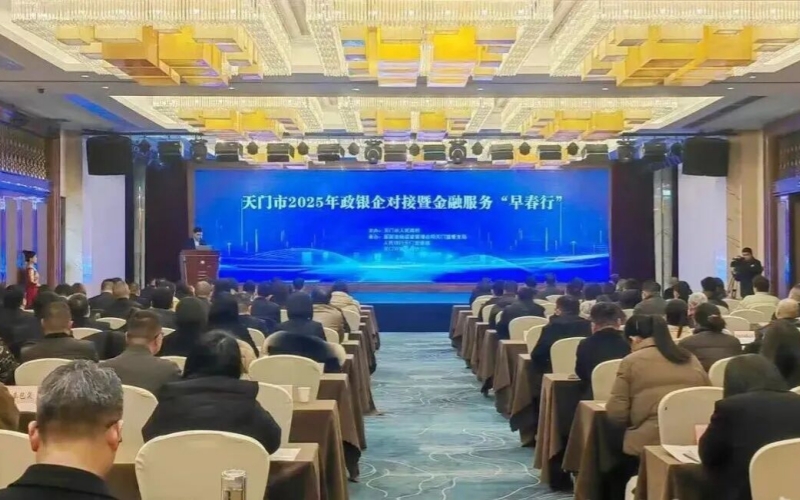 天门举办政银企对接活动。天门市委宣传部供图