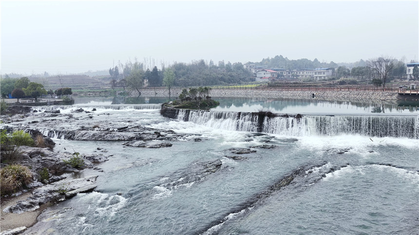 石枧堰。