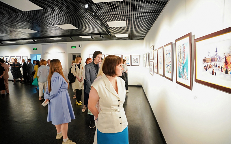 畫展現場