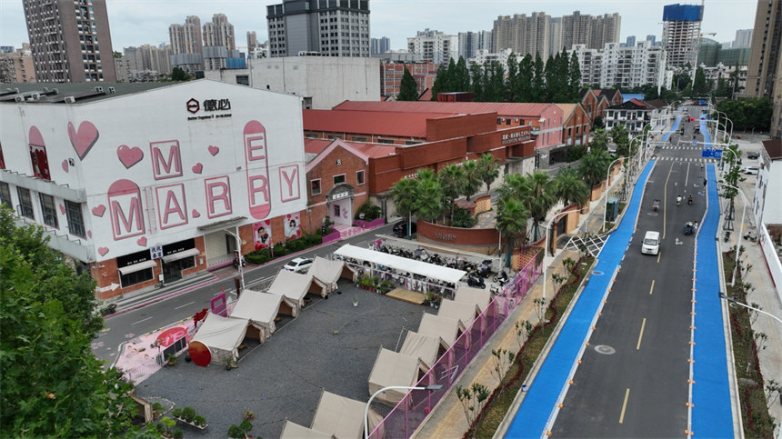 箫笳南路改造后。