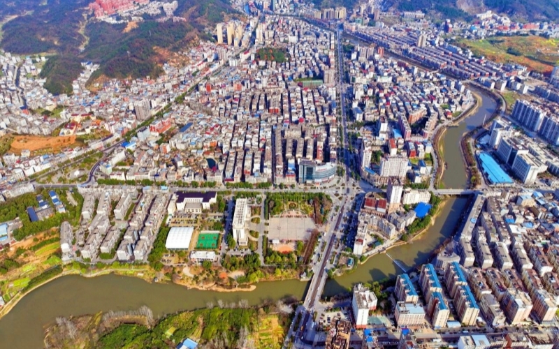煥然一新的城市面貌。程思攝