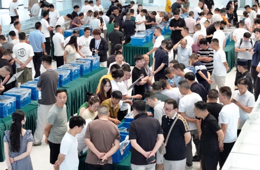 竹山2026年二次公盤開鑼 4噸鬆石引百商搶拍【3】