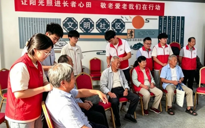 社區服務傳遞溫暖。