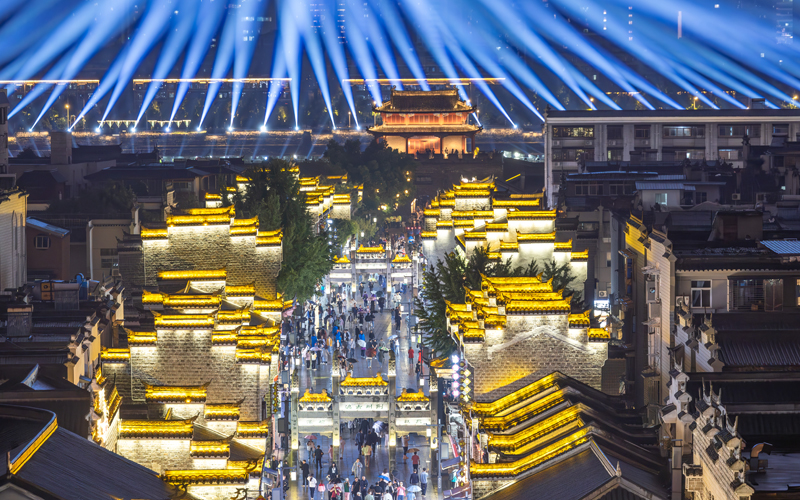 行進中國︱微改精修千年古城越夜越“活”(图3)