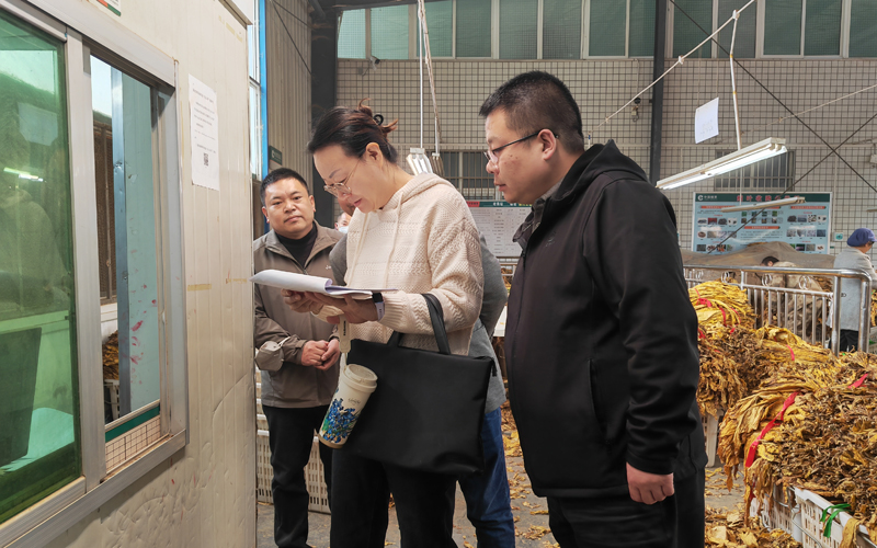 核查烟叶收购台账。