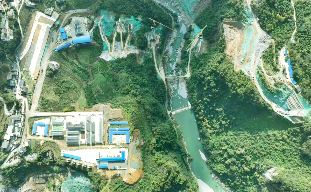 姚家平樞紐工程。湖北省水利廳供圖