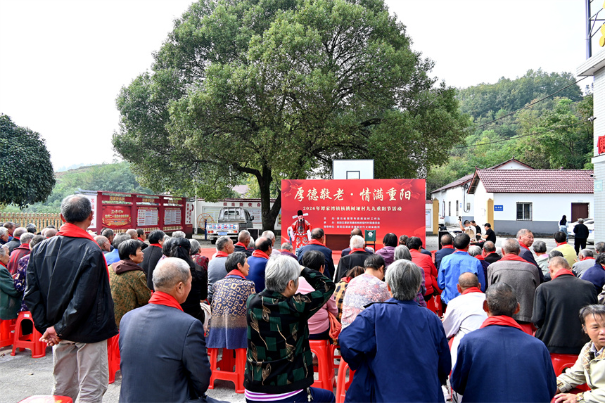 戲台搭在村廣場 暖意送到心坎上